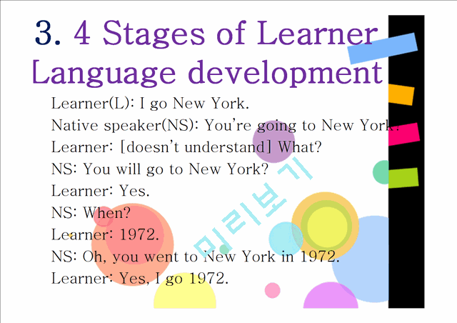 Interlanguage Development   (9 )